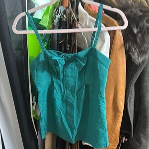 Marc Jacobs Blue Sleeveless Bustier Camisole